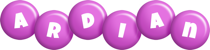 Ardian candy-purple logo