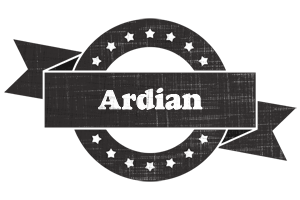 Ardian grunge logo