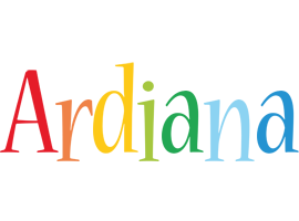 Ardiana birthday logo