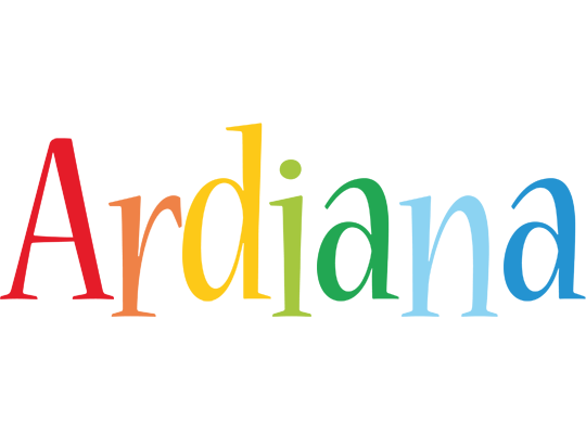 Ardiana birthday logo