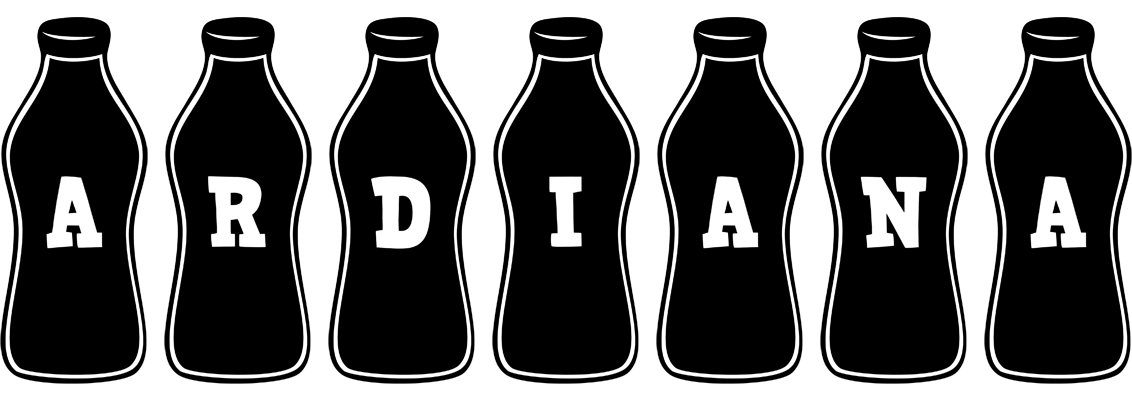 Ardiana bottle logo