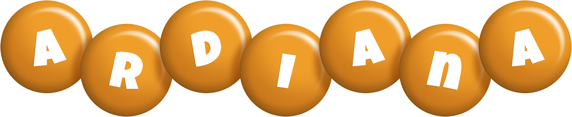 Ardiana candy-orange logo