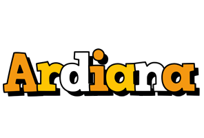 Ardiana cartoon logo