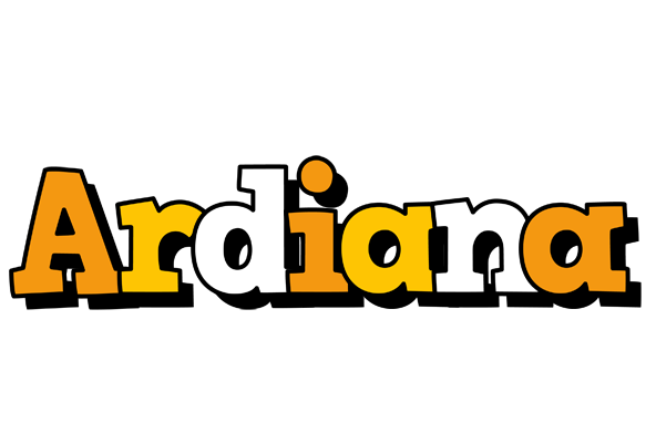 Ardiana cartoon logo