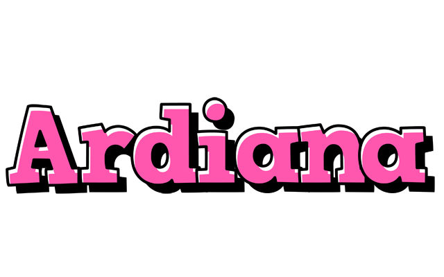 Ardiana girlish logo