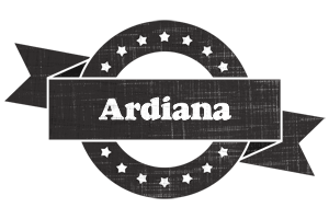 Ardiana grunge logo