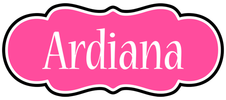 Ardiana invitation logo