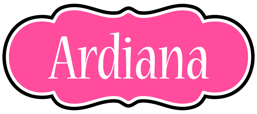 Ardiana invitation logo