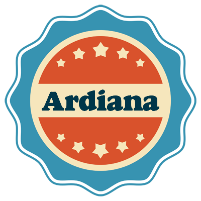 Ardiana labels logo