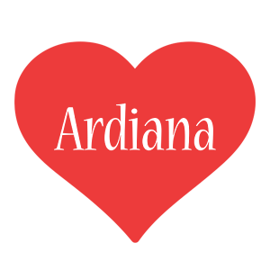 Ardiana love logo