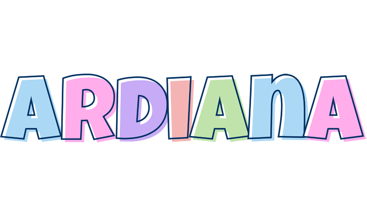 Ardiana pastel logo