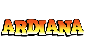 Ardiana sunset logo