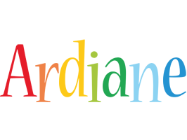 Ardiane birthday logo