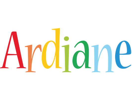 Ardiane birthday logo