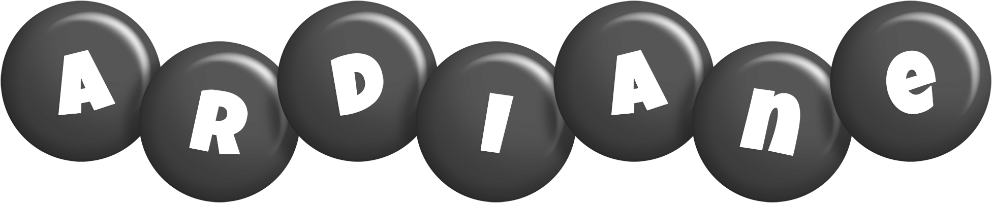 Ardiane candy-black logo