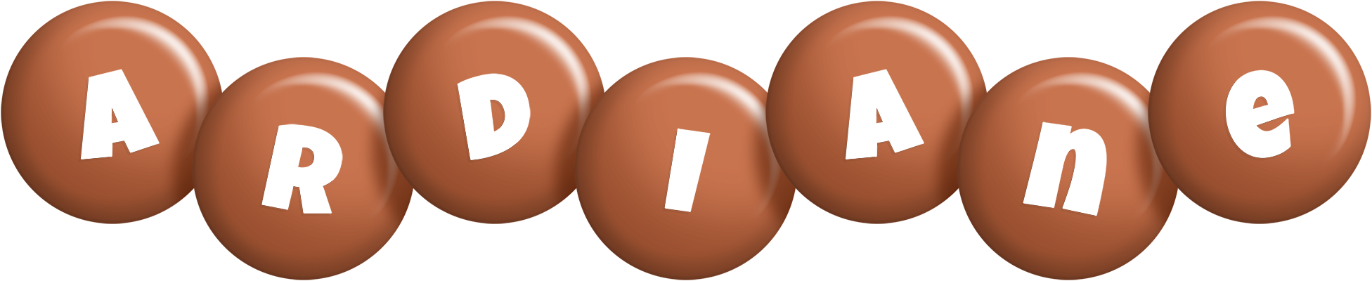 Ardiane candy-brown logo