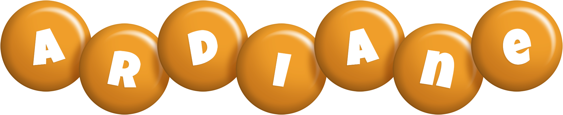Ardiane candy-orange logo