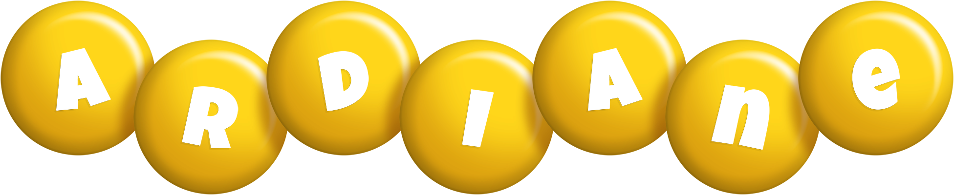 Ardiane candy-yellow logo
