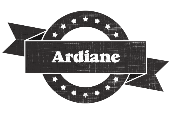 Ardiane grunge logo
