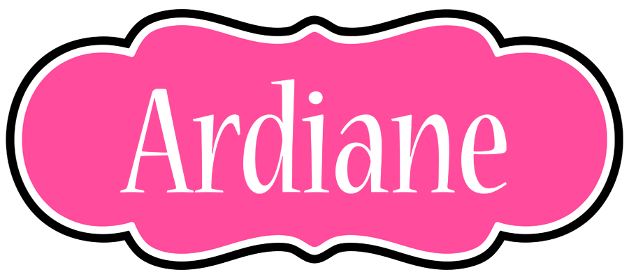 Ardiane invitation logo