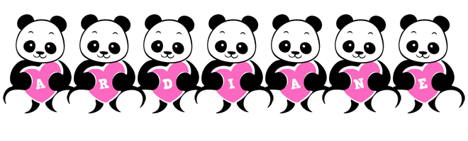 Ardiane love-panda logo