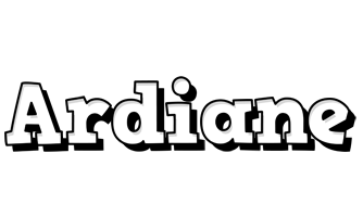 Ardiane snowing logo