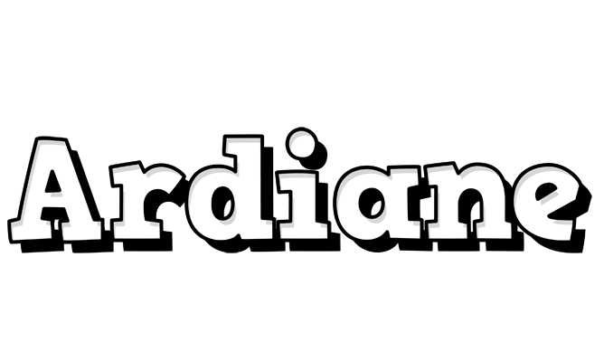 Ardiane snowing logo