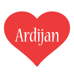 Ardijan love logo
