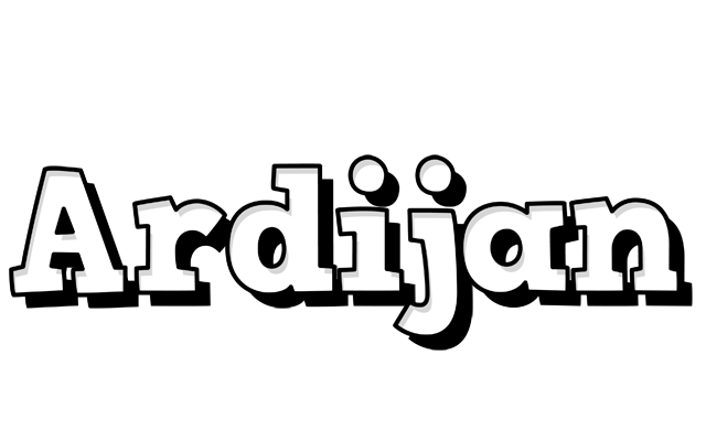 Ardijan snowing logo