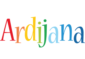 Ardijana birthday logo