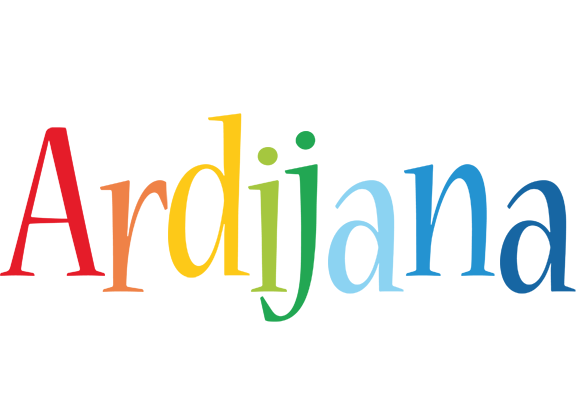 Ardijana birthday logo
