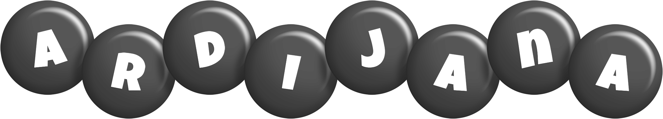 Ardijana candy-black logo