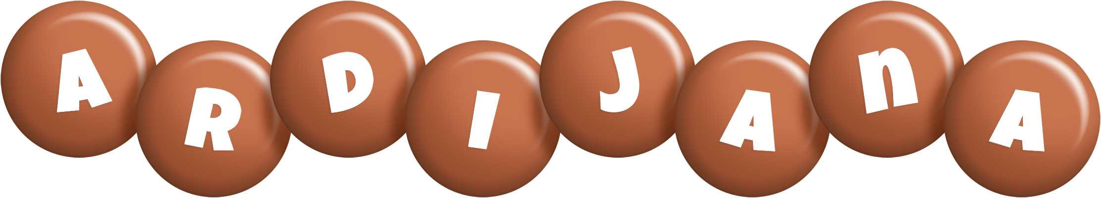 Ardijana candy-brown logo