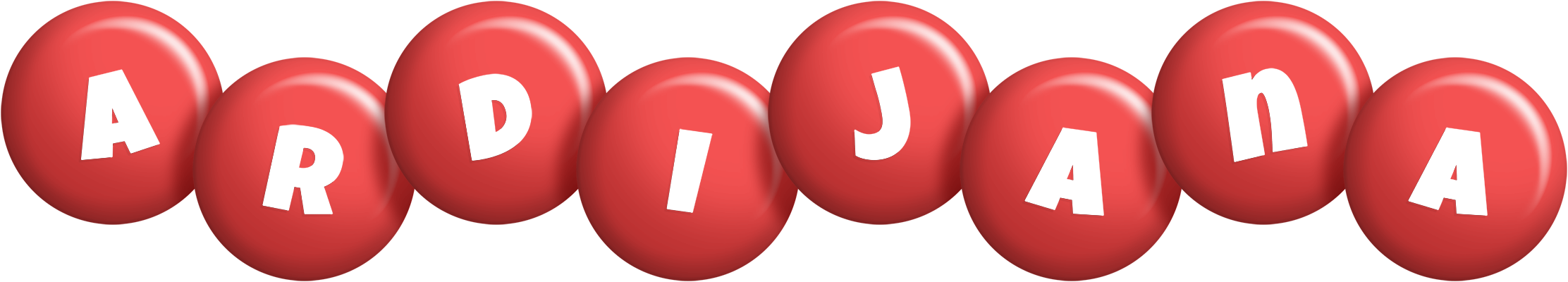 Ardijana candy-red logo