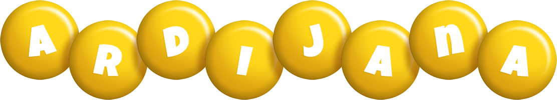 Ardijana candy-yellow logo