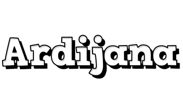 Ardijana snowing logo