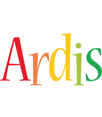 Ardis birthday logo