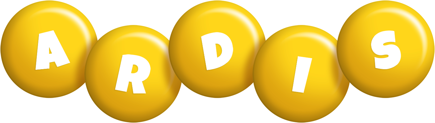 Ardis candy-yellow logo