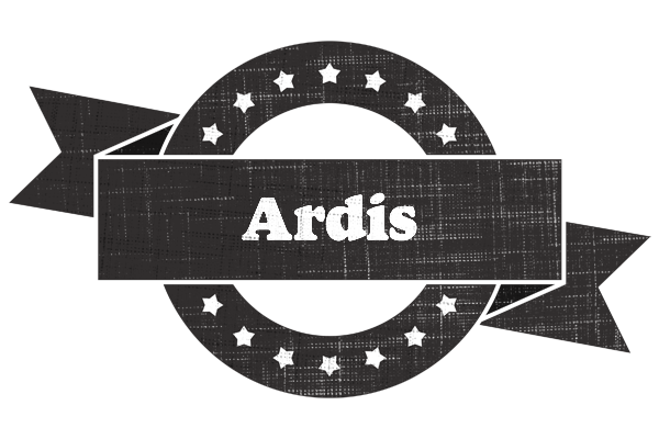 Ardis grunge logo