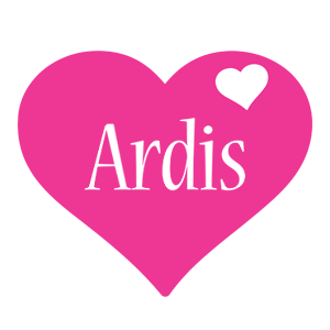 Ardis love-heart logo