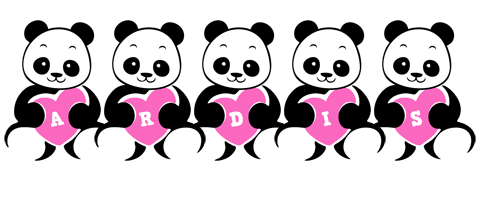 Ardis love-panda logo