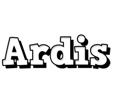 Ardis snowing logo