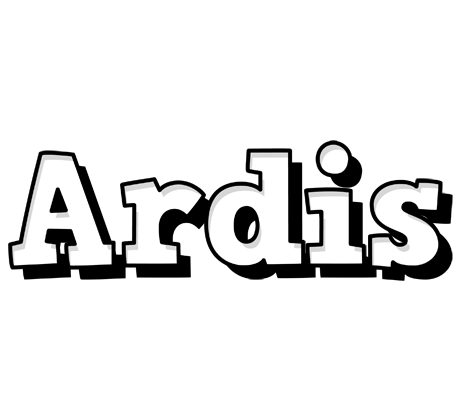 Ardis snowing logo