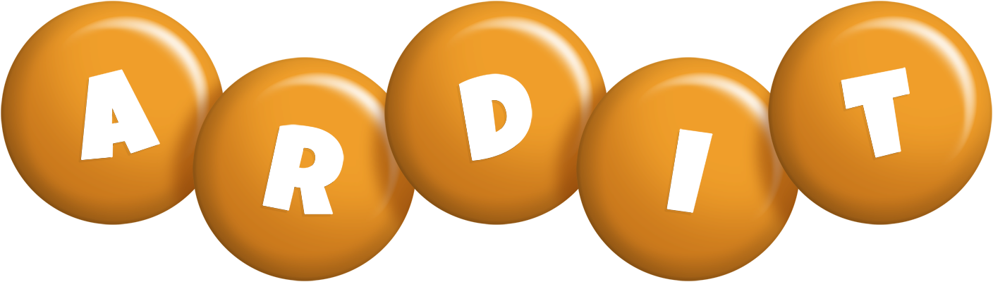 Ardit candy-orange logo