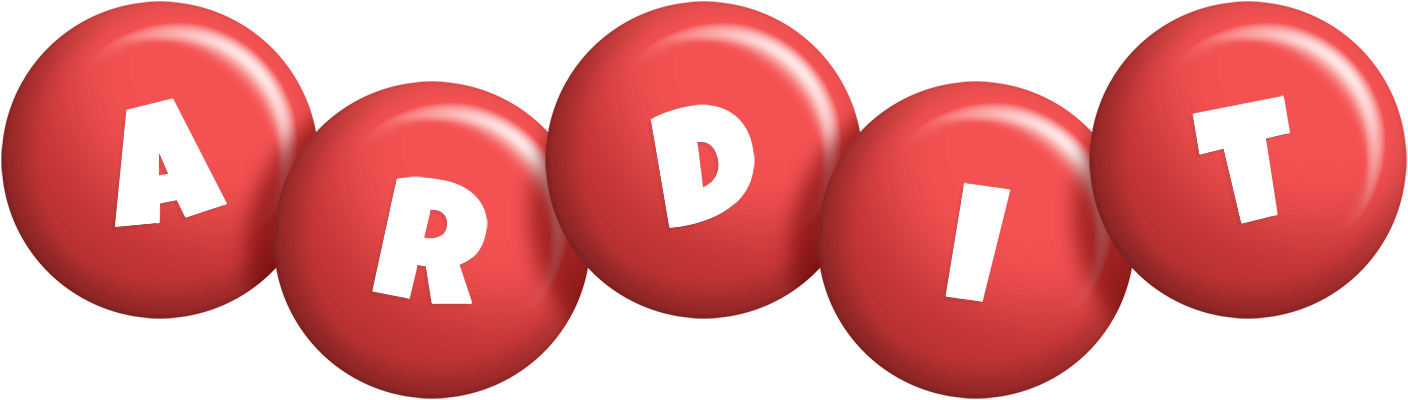 Ardit candy-red logo