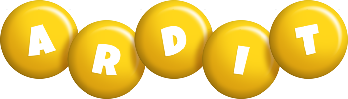 Ardit candy-yellow logo
