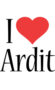 Ardit i-love logo