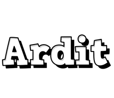 Ardit snowing logo