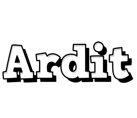Ardit snowing logo