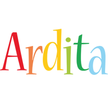 Ardita birthday logo